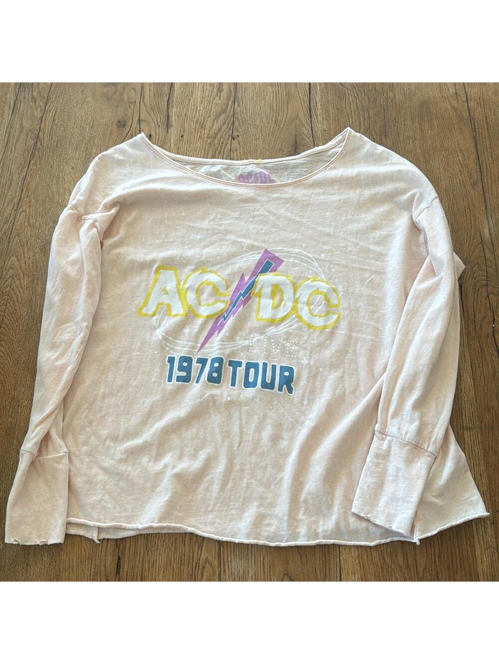 Acdc 1978 Tour Shirt  Lucky Brand Size Small